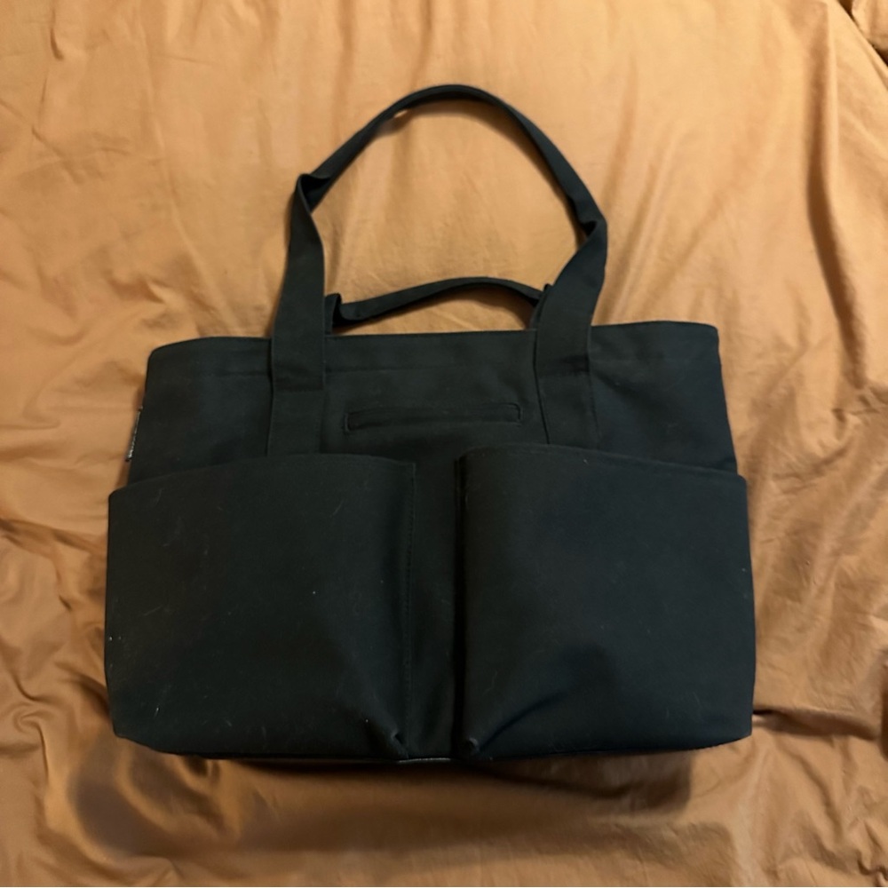 Dagne Dover Black Vida Cotton Tote size SMALL